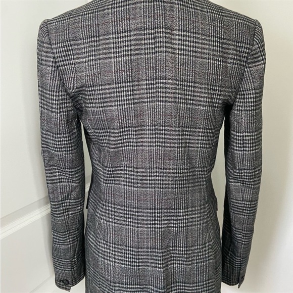 Something Navy Plaid Blazer - Picture 6 of 6